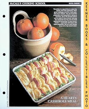 McCall's Cooking School Recipe Card: Eggs, Cheese 7 - Cheese-Scalloped Potato Casserole : Replace...