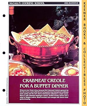 McCall's Cooking School Recipe Card: Fish, Seafood 46 - Crabmeat Creole : Replacement McCall's Re...
