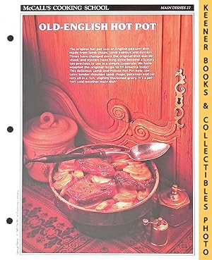 Seller image for McCall's Cooking School Recipe Card: Main Dishes 27 - Lamb-And-Potato Hot Pot : Replacement McCall's Recipage or Recipe Card For 3-Ring Binders : McCall's Cooking School Cookbook Series for sale by Keener Books (Member IOBA)
