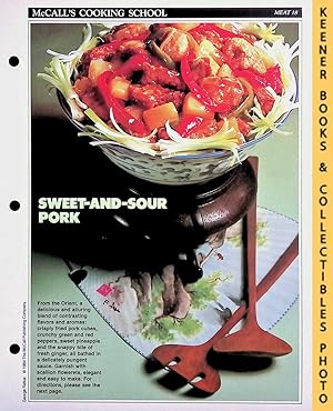 McCall's Cooking School Recipe Card: Meat 18 - Sweet-And-Sour Pork : Replacement McCall's Recipag...