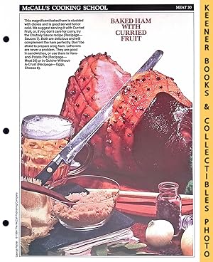 McCall's Cooking School Recipe Card: Meat 30 - Summer Baked Ham : Replacement McCall's Recipage o...