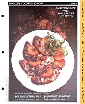 McCall's Cooking School Recipe Card: Meat 31 - Sauteed Liver Alsacienne : Replacement McCall's Re...