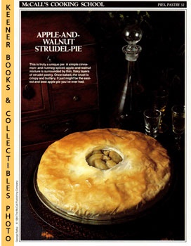 McCall's Cooking School Recipe Card: Pies, Pastry 32 - Walnut-Apple Pie : Replacement McCall's Re...