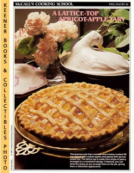 McCall's Cooking School Recipe Card: Pies, Pastry 36 - Apricot-Apple Tart : Replacement McCall's ...