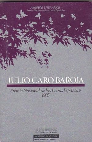 Imagen del vendedor de Julio Caro Baroja. Premio Nacional de las Letras Espaolas 1985 a la venta por LIBRERA GULLIVER