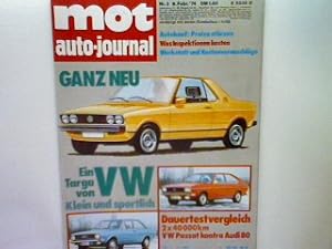 Imagen del vendedor de Test: Peugeot 504 L. - in: 3.Heft 1974. - MOT Auto-Journal. Die Zeitschrift fr wirtschaftliches Fahren. a la venta por books4less (Versandantiquariat Petra Gros GmbH & Co. KG)