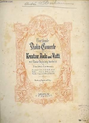 Seller image for VIOLIN-CONCERTE. CONCERTO N22. PIANO ET VIOLON. for sale by Le-Livre