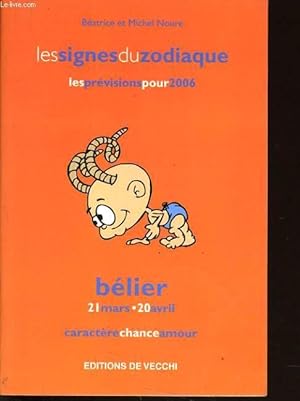 Bild des Verkufers fr LES SIGNES DU ZODIAQUE LES PREVISIONS PUOR 2006 : Le Blier zum Verkauf von Le-Livre