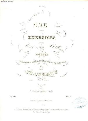 Seller image for 100 EXERCICES POUR LE PIANO. for sale by Le-Livre