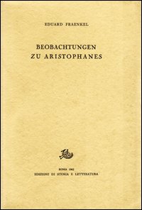 Immagine del venditore per Beobachtungen zu Aristophanes. venduto da FIRENZELIBRI SRL