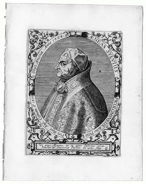 Bild des Verkufers fr Aeneas Sylvius Piccolomini / Pius II. (1405-1464). Portrait. zum Verkauf von Antiquariat Stefan Wulf