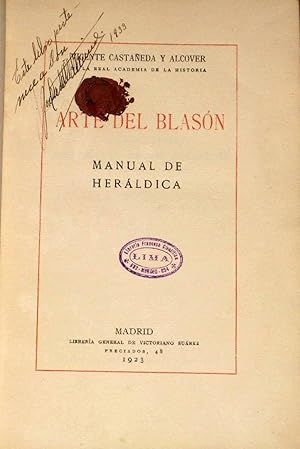 Arte del Blasón. Manual de Heráldica