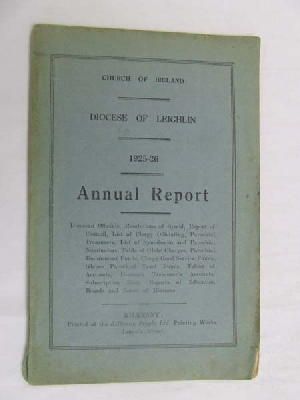 Seller image for Chruch of Ireland Diocese of Leighlin Annual Report for the Year 1925-1926 for sale by Kennys Bookstore