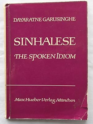 Sinhalese : The Spoken Idiom : Signed Copy?