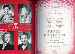 Seller image for Kings Rhapsody: Souvenir Theatre Programme Performed at Palace Theatre, Shaftesbury Avenue, London for sale by Little Stour Books PBFA Member