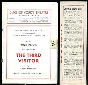 Image du vendeur pour The Third Visitor: Souvenir Theatre Programme Performed at Duke of York's Theatre St Martin's Lane, London mis en vente par Little Stour Books PBFA Member