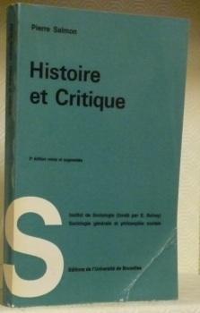 Bild des Verkufers fr Histoire et Critique. 2e dition revue et augmente. zum Verkauf von Bouquinerie du Varis