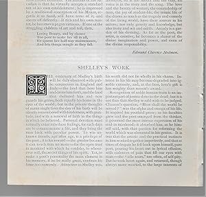 Seller image for Shelley's Work for sale by Legacy Books II