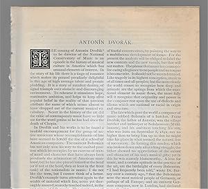 Seller image for Antonin Dvorak for sale by Legacy Books II
