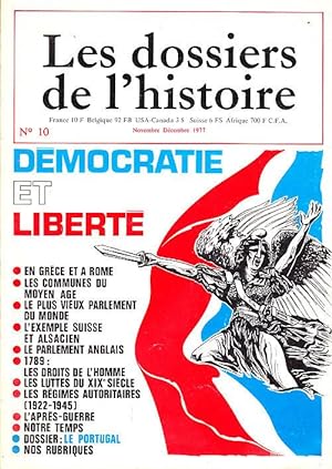 Seller image for Revues LES DOSSIERS DE L'HISTOIRE # 10 DEMOCRATIE ET LIBERTE for sale by CARIOU1