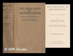 Image du vendeur pour The principles of argumentation mis en vente par MW Books