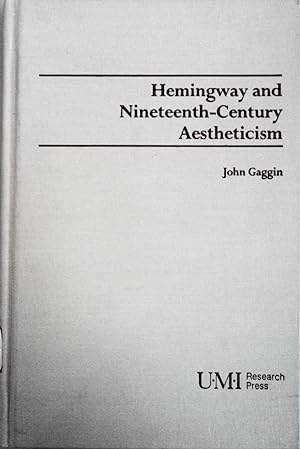 Seller image for Hemingway and Nineteenth-Century Aestheticism for sale by School Haus Books