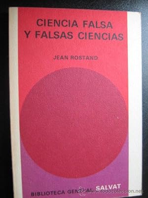 Imagen del vendedor de CIENCIA FALSA Y FALSAS CIENCIAS a la venta por Librería Maestro Gozalbo