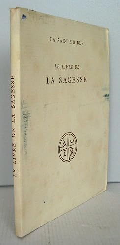 Le livre de la sagesse