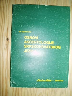 Osnovi akcentologije srpskohrvatskog jezika