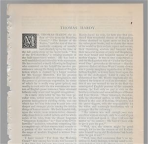 Immagine del venditore per Thomas Hardy venduto da Legacy Books II