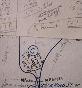 Imagen del vendedor de Internal Memorandum concerning San Francisco, California Switching Zones and Rates. Map. a la venta por Wittenborn Art Books