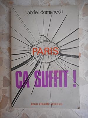 Seller image for Paris ca suffit ! for sale by Frederic Delbos