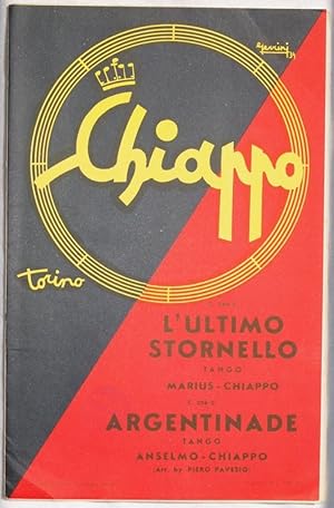 L'ULTIMO STORNELLO - ARGENTINADE,