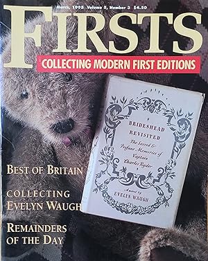 Firsts Magazine, Collecting Modern First Editions, March 1995, Vol. 5, No. 3