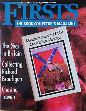 Firsts: The Book Collector's Magazine, March 1996, Vol. 6, No. 3