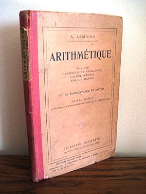 Arithmétique - Théorie, exercices et problèmes, Calcul mental, calcul rapide - Cours élémentaire ...