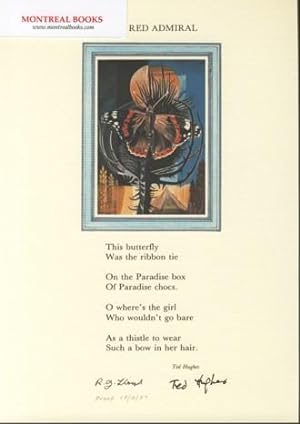 Image du vendeur pour The Red Admiral (Broadside Print) -- from The Cat and the Cuckoo mis en vente par Montreal Books