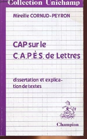 Imagen del vendedor de CAP SUR LE C.A.P.E.S. DE LETTRES a la venta por Le-Livre