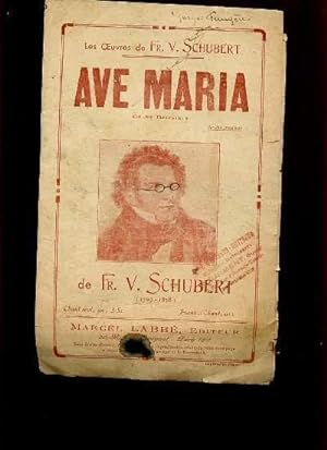 Imagen del vendedor de AVE MARIA CHANT RELIGIEUX. PIANO ET CHANT. a la venta por Le-Livre