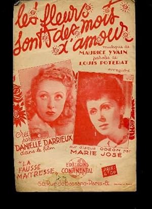 Immagine del venditore per LES FLEURS SONT DES MOTS D'AMOUR. venduto da Le-Livre