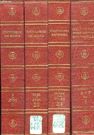 Seller image for ENCYCLOPAEDIA BRITANNICA, 28 VOLUMES, A NEW SURVEY OF UNIVERSAL KNOWLEDGE (WITH THE WORLD LANGUAGE DICTIONARY IN 2 VOL. & THE EVENTS OF 1962 & 1963 IN 2 VOL.) for sale by Le-Livre
