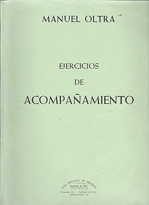 EJERCICIOS DE ACOMPAÑAMIENTO (Música escrita ) Partituras