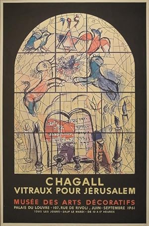 Vitraux pour Jérusalem. La tribu de Levi. 1961. Musée des Arts Décoratifs, Palais du Louvre 1961.