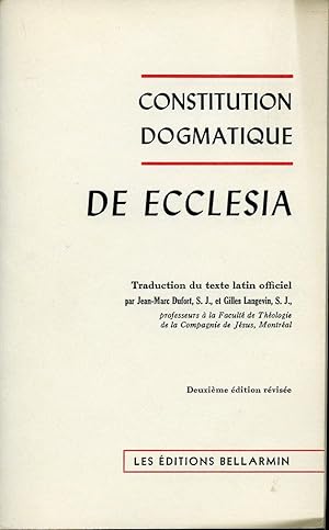 Constitution dogmatique de Ecclesia