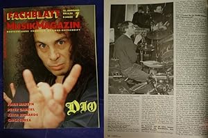 Fachblatt Musikmagazin - Nr. 7, 15. Jahrgang, Juli 1986