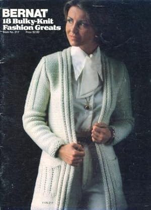 Bernat Handicrafter Book No. 217 18 Bulky-Knit Fashion Greats