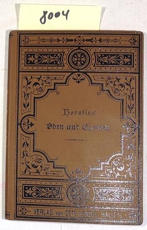 Seller image for Horatius Oden Und Epoden Im versma Der Urschrift bersetzt Und Mit Erluternden Anmerkungen for sale by Antiquariat Trger