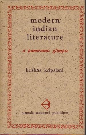 Seller image for Modern Indian Literature: A Panoramic Glimpse for sale by Clausen Books, RMABA