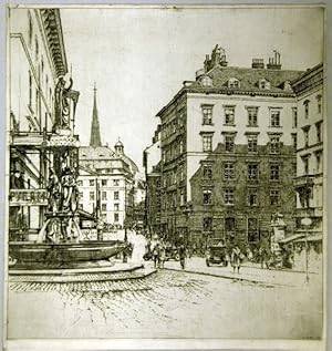 Image du vendeur pour [Wien. Freyung]. mis en vente par Antiquariat Burgverlag