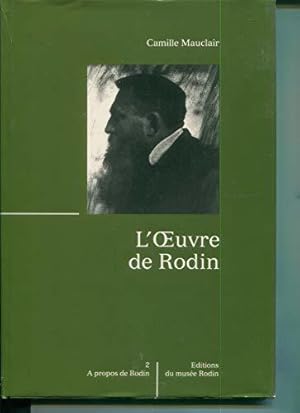 Image du vendeur pour L'oeuvre de Rodin : confrence prononce par Camille Mauclair au pavillon Rodin le 31 juillet 1900 mis en vente par JLG_livres anciens et modernes